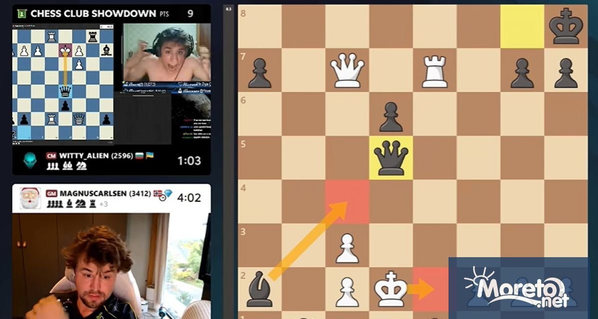Волен Дюлгеров победи световния шампион Магнус Карлсен в Chess Club Showdown